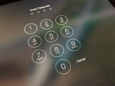 iphone 4 digit passcode